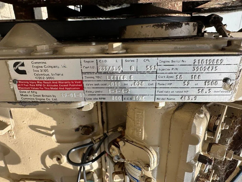 ערכת גנרטורים Cummins 4B3.9 SDMO Leroy Somer 40 kVA noodstroom generatorset 476 hours: תמונה 8