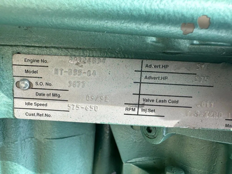 Cummins NT 855 G4 Waterpomp 515 m3 / h 8.5 Bar Diesel Waterpomp as New ! 157 hours ! - משאבת מים: תמונה 4 Cummins NT 855 G4 Waterpomp 515 m3 / h 8.5 Bar Diesel Waterpomp as New ! 157 hours ! - משאבת מים: תמונה 4