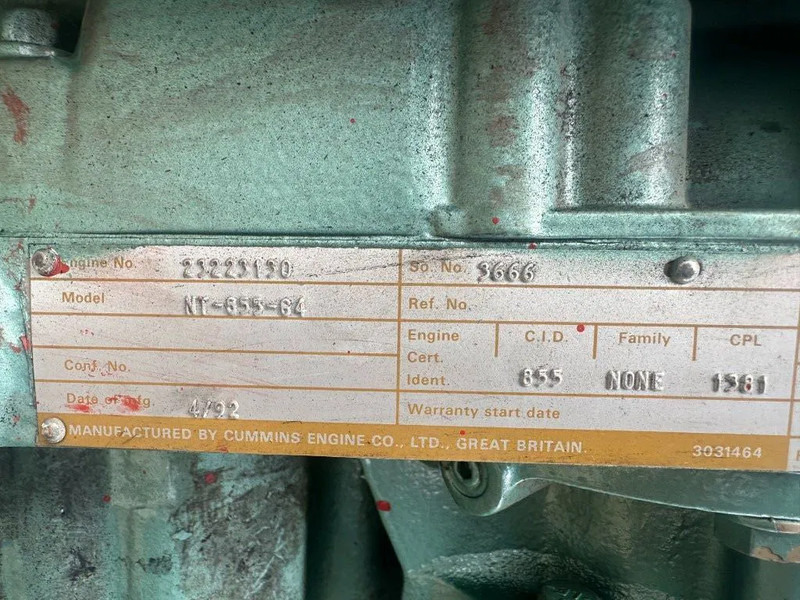 Cummins NT 855 G4 Waterpomp 515 m3 / h 8.5 Bar as new ! 455 hours ! Diesel Waterpump - משאבת מים: תמונה 5 Cummins NT 855 G4 Waterpomp 515 m3 / h 8.5 Bar as new ! 455 hours ! Diesel Waterpump - משאבת מים: תמונה 5