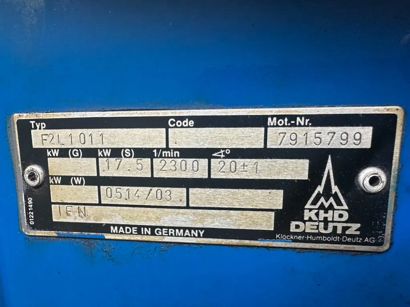 ערכת גנרטורים Deutz F2L 1011 Stamford 11 kVA generatorset: תמונה 7