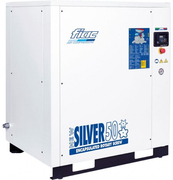 Fiac New Silver 50 Silent 37 kW 5000 L / min 10 Bar Elektrische Schroefcompressor - מדחס אוויר: תמונה 1 Fiac New Silver 50 Silent 37 kW 5000 L / min 10 Bar Elektrische Schroefcompressor - מדחס אוויר: תמונה 1