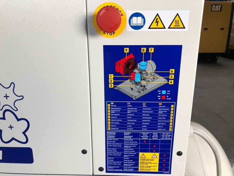 חָדָשׁ מדחס אוויר Fiac New Silver D 7.5 / 300 Silent 5.5 kW 720 L / min 10 bar Elektrische Schroefcompressor met ketel en droger: תמונה 13