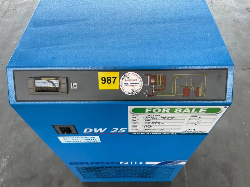 Grassair DW 25 luchtdroger 4.100 L/min. 14 Bar - מדחס אוויר: תמונה 5 Grassair DW 25 luchtdroger 4.100 L/min. 14 Bar - מדחס אוויר: תמונה 5