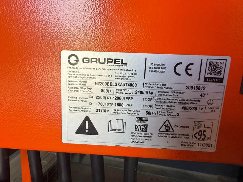 Grupel Baudouin 2200 kVA Silent generatorset in 40 ft container Overstock New ! - ערכת גנרטורים: תמונה 3 Grupel Baudouin 2200 kVA Silent generatorset in 40 ft container Overstock New ! - ערכת גנרטורים: תמונה 3