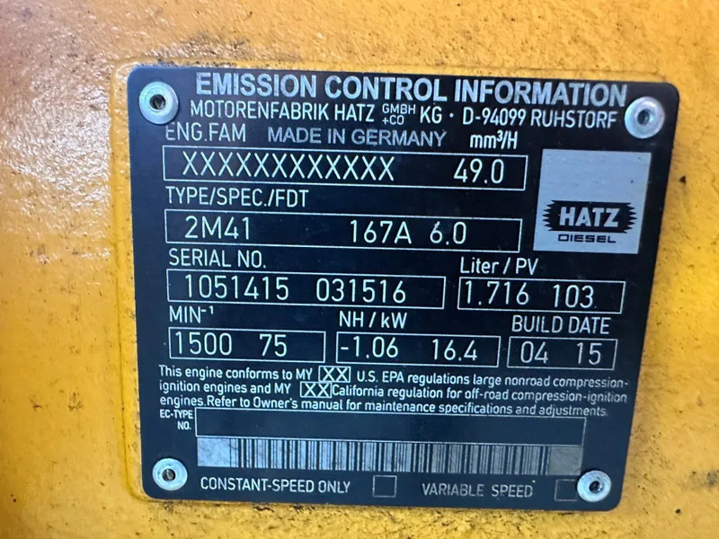 Hatz 2M41 15 kVA generatorset - ערכת גנרטורים: תמונה 3 Hatz 2M41 15 kVA generatorset - ערכת גנרטורים: תמונה 3
