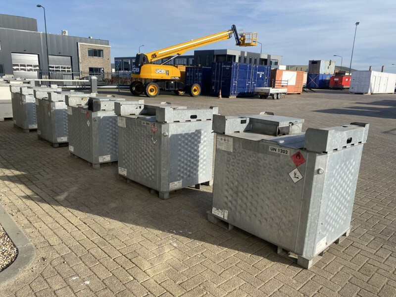 מכל אחסון IBC Rietberg 1000 liter IBC Dieseltank Gegalvaniseerd: תמונה 6