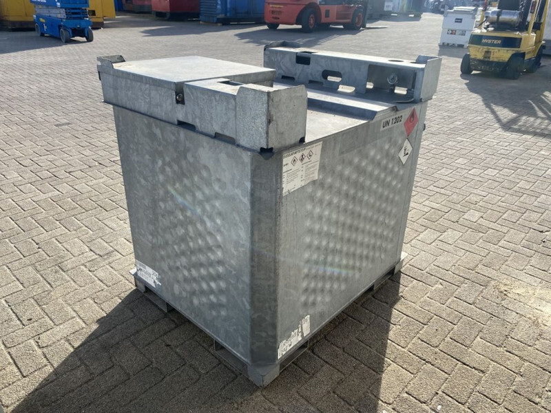 מכל אחסון IBC Rietberg 1000 liter IBC Dieseltank Gegalvaniseerd: תמונה 9