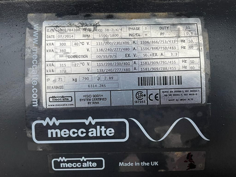 ערכת גנרטורים Iveco 8210 Mecc Alte Spa 330 kVA Silent generatorset: תמונה 8