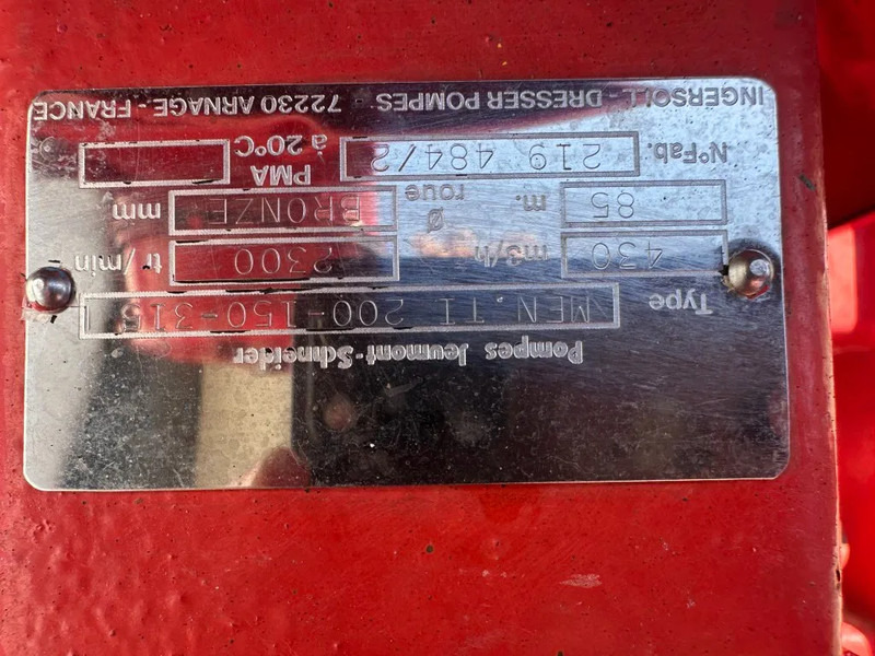 Iveco 8361 SRI 10.00 Ingersoll Dresser Waterpomp as New ! 430 m3 / h 9.5 Bar - משאבת מים: תמונה 5 Iveco 8361 SRI 10.00 Ingersoll Dresser Waterpomp as New ! 430 m3 / h 9.5 Bar - משאבת מים: תמונה 5