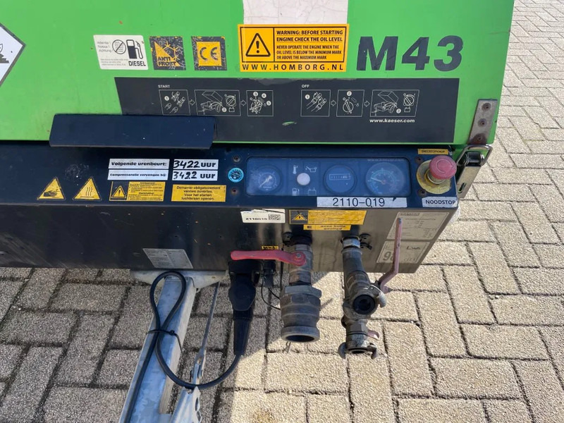Kaeser M43 Kubota 4,2 m3 / min 7 Bar 30 kW Mobiele Silent Diesel Compressor - מדחס אוויר: תמונה 3 Kaeser M43 Kubota 4,2 m3 / min 7 Bar 30 kW Mobiele Silent Diesel Compressor - מדחס אוויר: תמונה 3