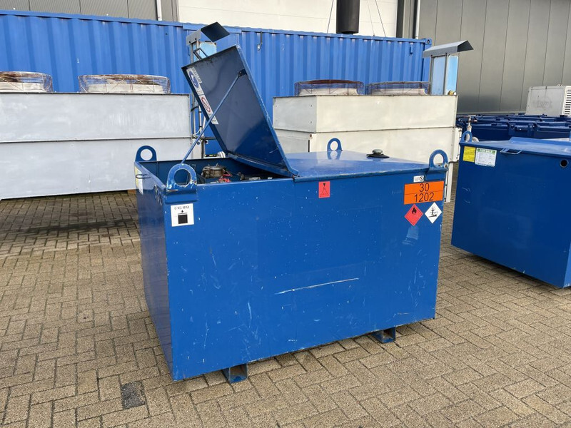 מכל אחסון Kiwa IBC 1000 liter dieseltank met keuring: תמונה 15