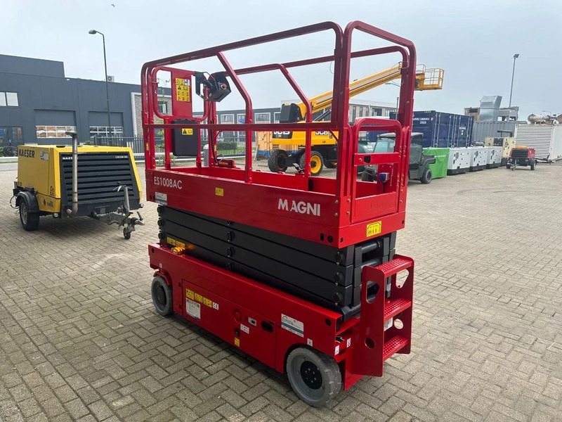 חָדָשׁ מעלית מספריים MAGNI ES1008 AC Elektra Schaarhoogwerker 10 meter werkhoogte NEW: תמונה 18