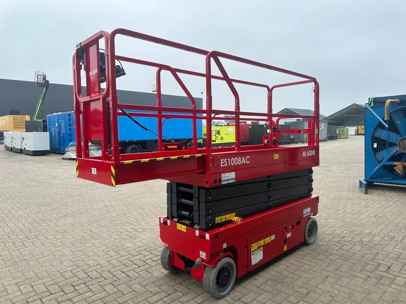 חָדָשׁ מעלית מספריים MAGNI ES1008 AC Elektra Schaarhoogwerker 10 meter werkhoogte NEW: תמונה 10