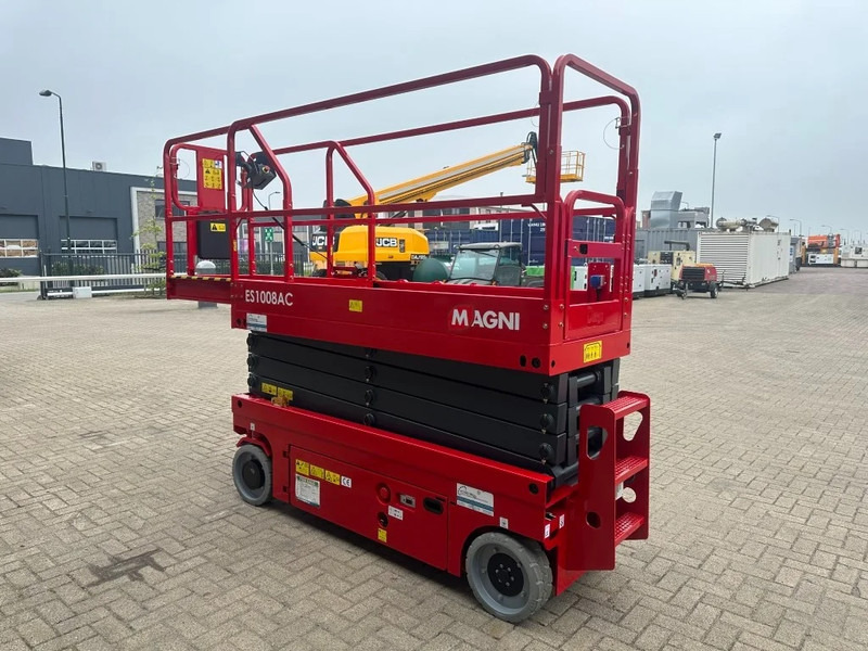 חָדָשׁ מעלית מספריים MAGNI ES1008 AC Elektra Schaarhoogwerker 10 meter werkhoogte NEW: תמונה 8