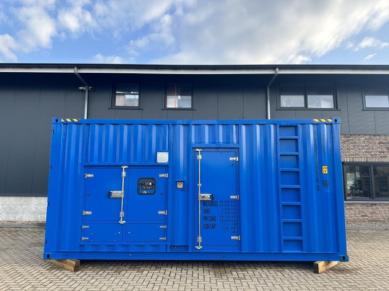 Mitsubishi S12H-PTA Leroy Somer 1100 kVA Supersilent generatorset in 20 ft container New ! - ערכת גנרטורים: תמונה 1 Mitsubishi S12H-PTA Leroy Somer 1100 kVA Supersilent generatorset in 20 ft container New ! - ערכת גנרטורים: תמונה 1