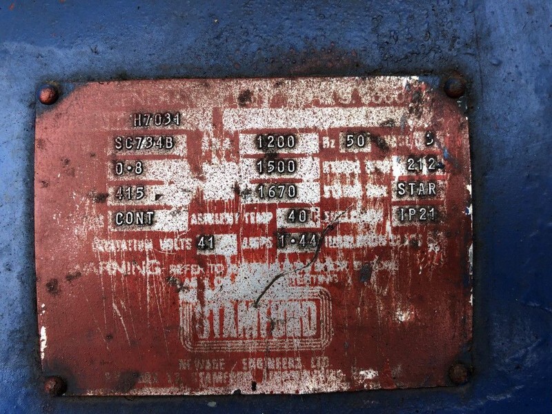 Mitsubishi S16N Stamford 1200 kVA generatorset - ערכת גנרטורים: תמונה 3 Mitsubishi S16N Stamford 1200 kVA generatorset - ערכת גנרטורים: תמונה 3