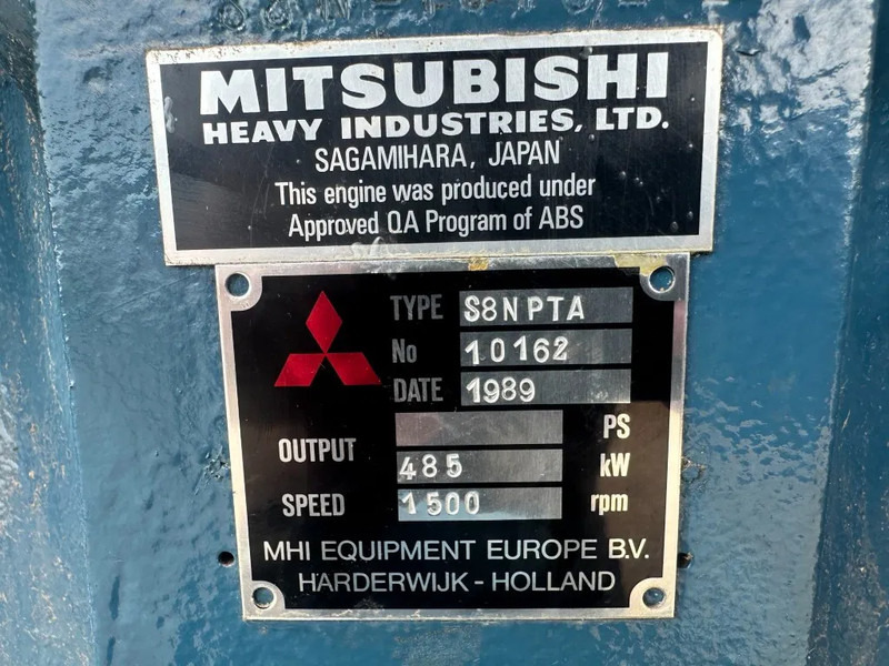 Mitsubishi S8NPTA 510 kVA generatorset as New ! 181 hours ! - ערכת גנרטורים: תמונה 3 Mitsubishi S8NPTA 510 kVA generatorset as New ! 181 hours ! - ערכת גנרטורים: תמונה 3