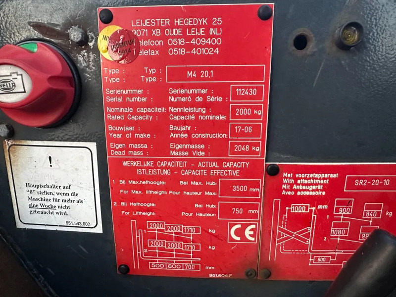 Moffett M4 20.1 Kubota Diesel Kooiaap 2 ton Sideshift Positioner Meeneemheftruck - מלגזה מותקנת על משאית: תמונה 4 Moffett M4 20.1 Kubota Diesel Kooiaap 2 ton Sideshift Positioner Meeneemheftruck - מלגזה מותקנת על משאית: תמונה 4