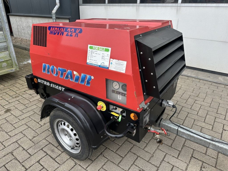 Rotair MDVN 22 K Kubota 2000 L / min 6.5 Bar Mobiele Diesel Compressor as New ! - מדחס אוויר: תמונה 5 Rotair MDVN 22 K Kubota 2000 L / min 6.5 Bar Mobiele Diesel Compressor as New ! - מדחס אוויר: תמונה 5
