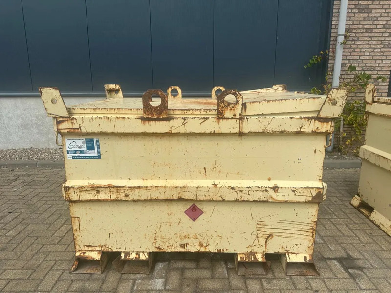 Tolsma Kiwa IBC 1150 liter Dieseltank Milieutank - מכולת משלוח: תמונה 1 Tolsma Kiwa IBC 1150 liter Dieseltank Milieutank - מכולת משלוח: תמונה 1