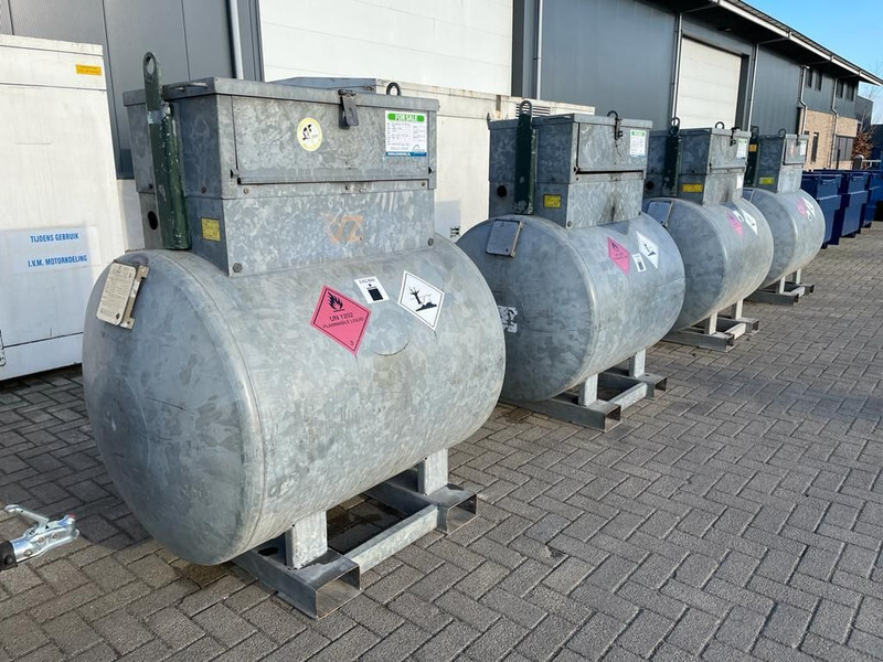 מכל אחסון dieseltank Rietberg 1000 liter Dieseltank Gegalvaniseerd IBC met keuring !: תמונה 6
