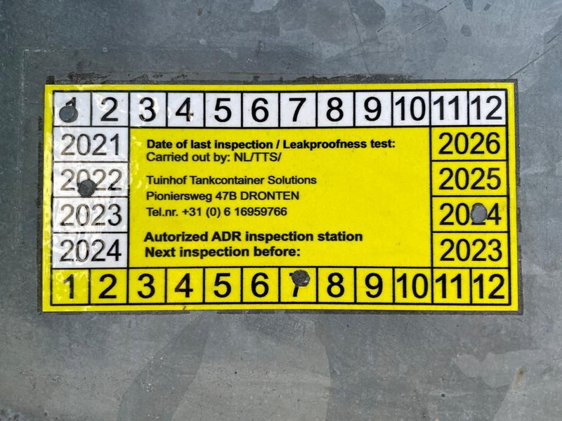 מכל אחסון dieseltank Rietberg 1000 liter Dieseltank Gegalvaniseerd IBC met keuring !: תמונה 9