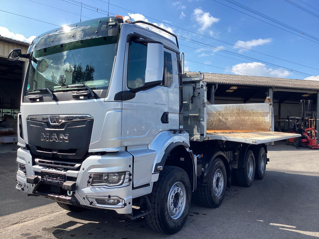 MAN TGS 35.520 8x4 Intarder Meiller Bordmatik Hendri - מזהיר: תמונה 1 MAN TGS 35.520 8x4 Intarder Meiller Bordmatik Hendri - מזהיר: תמונה 1