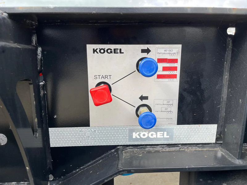 סמיטריילר מוביל מכולות/ החלפת גוף Kögel PORT 40 SIMPLEX 20: תמונה 18