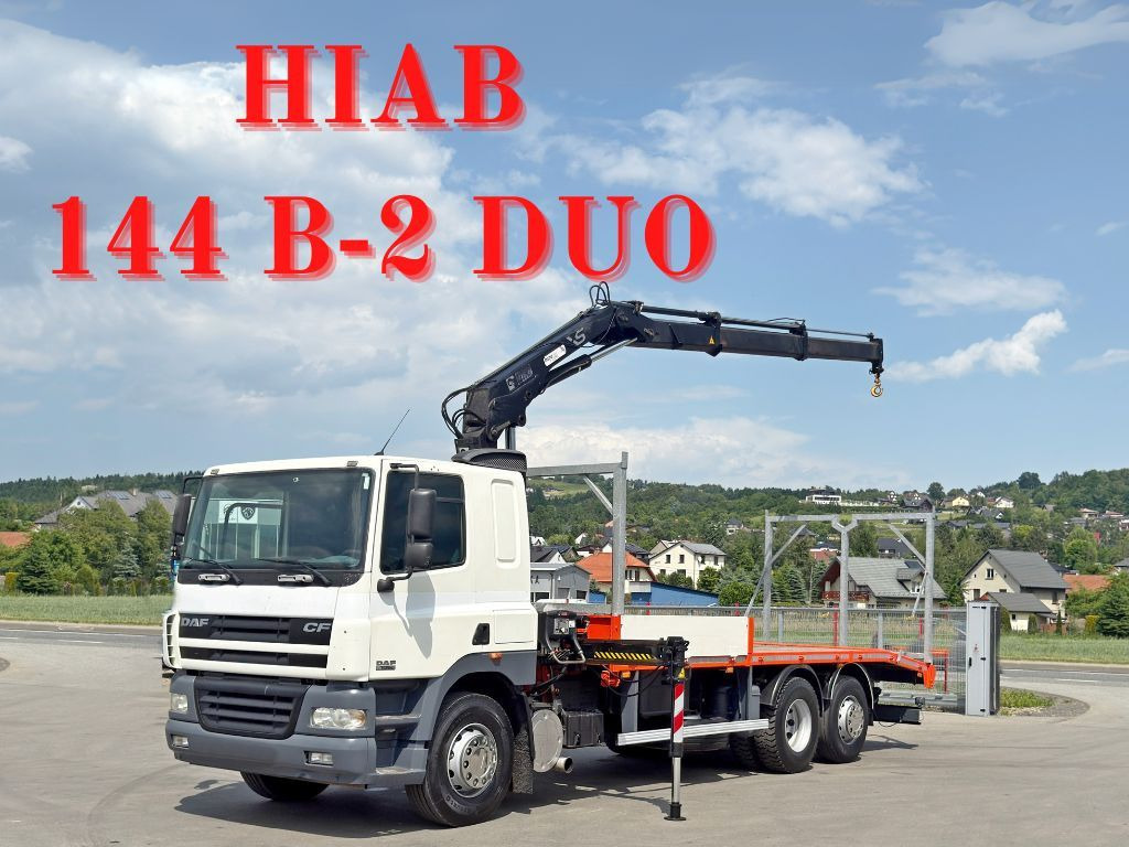 DAF CF 85.380*ABSCHLEPPWAGEN 7,20m+ HIAB 144 B-2 DUO - משאית גרירה: תמונה 1 DAF CF 85.380*ABSCHLEPPWAGEN 7,20m+ HIAB 144 B-2 DUO - משאית גרירה: תמונה 1