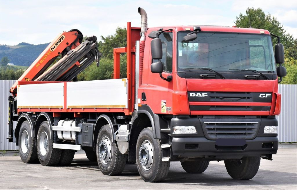 DAF CF 85.410 Pritsche 6,80m + KRAN / FUNK/8x4 - משאית מנוף: תמונה 4 DAF CF 85.410 Pritsche 6,80m + KRAN / FUNK/8x4 - משאית מנוף: תמונה 4