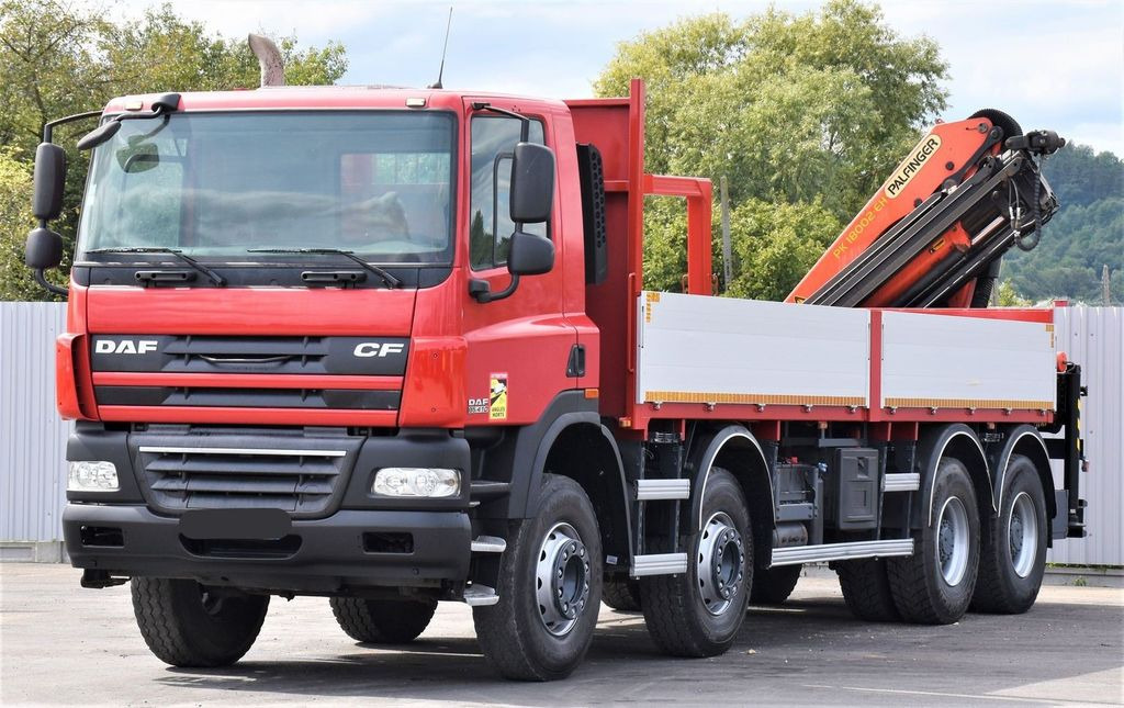 DAF CF 85.410 Pritsche 6,80m + KRAN / FUNK/8x4 - משאית מנוף: תמונה 3 DAF CF 85.410 Pritsche 6,80m + KRAN / FUNK/8x4 - משאית מנוף: תמונה 3