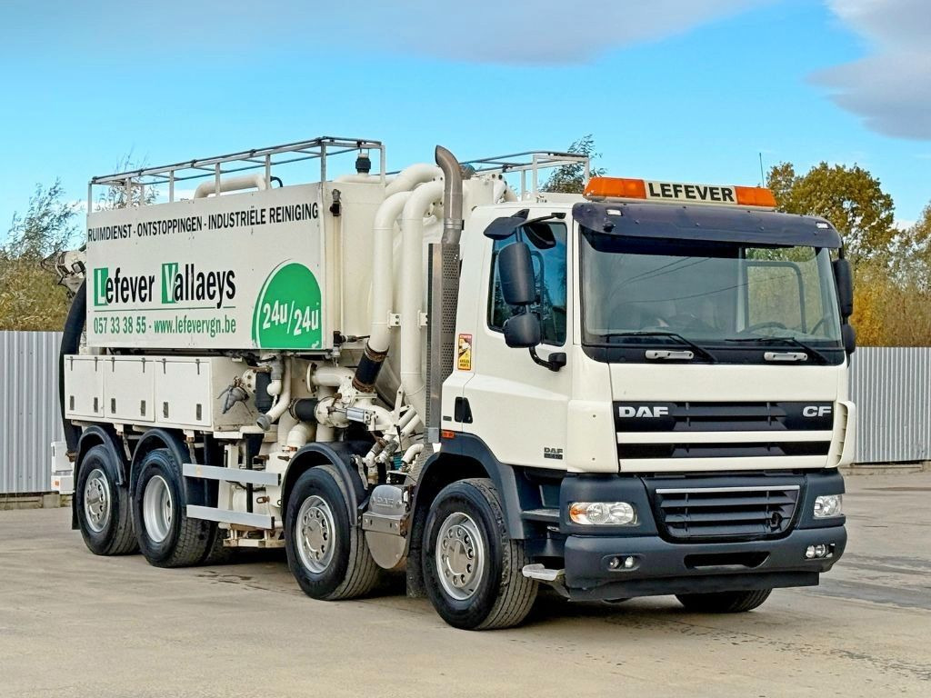 DAF CF 85.410 * Saug und Spülwagen +FUNK - משאית ואקום: תמונה 1 DAF CF 85.410 * Saug und Spülwagen +FUNK - משאית ואקום: תמונה 1