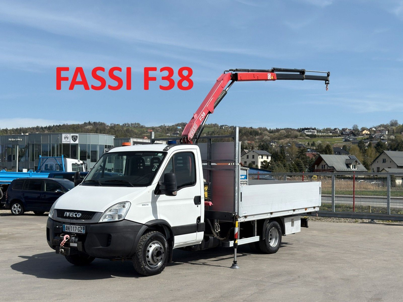 Iveco Daily 65C14 Pritsche 3,75 m FASSI F38 A.22 - כלי רכב מסחרי במיטה שטוחה: תמונה 1 Iveco Daily 65C14 Pritsche 3,75 m FASSI F38 A.22 - כלי רכב מסחרי במיטה שטוחה: תמונה 1