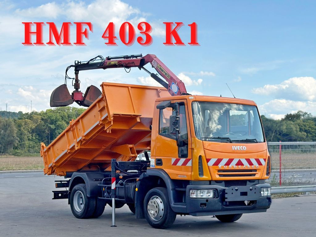 Iveco EUROCARGO 120E18 * HMF 403 K1 * TOPZUSTAND - משאית מנוף, מזהיר: תמונה 1 Iveco EUROCARGO 120E18 * HMF 403 K1 * TOPZUSTAND - משאית מנוף, מזהיר: תמונה 1