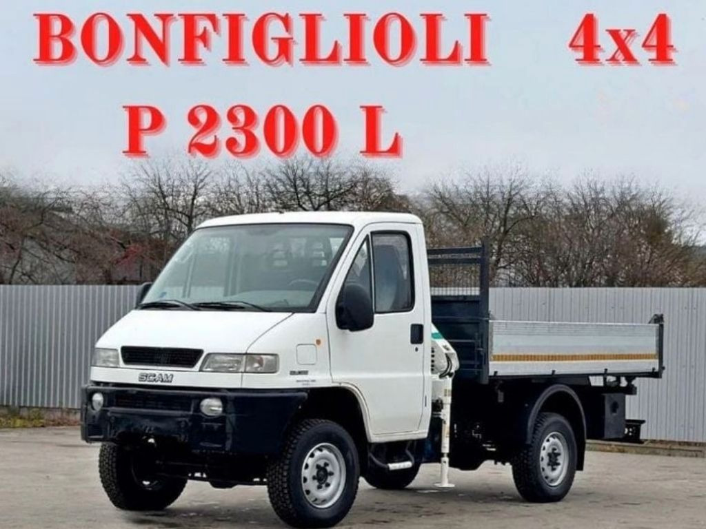 Iveco SCAM SM 35 *Pritsche 3,00m + KRAN - משאית מנוף: תמונה 1 Iveco SCAM SM 35 *Pritsche 3,00m + KRAN - משאית מנוף: תמונה 1