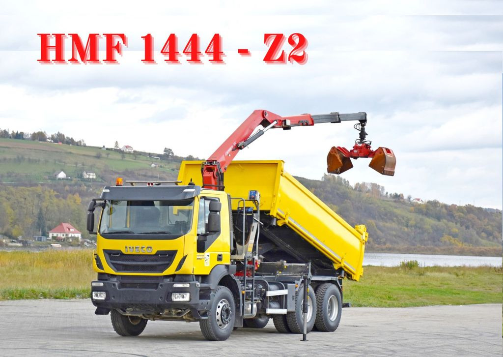 Iveco TRAKKER 360 * Kipper 4,90m* KRAN/FUNK*6x4 Iveco TRAKKER 360 * Kipper 4,90m* KRAN/FUNK*6x4 - משאית מנוף, מזהיר: תמונה 1 Iveco TRAKKER 360 * Kipper 4,90m* KRAN/FUNK*6x4 Iveco TRAKKER 360 * Kipper 4,90m* KRAN/FUNK*6x4 - משאית מנוף, מזהיר: תמונה 1