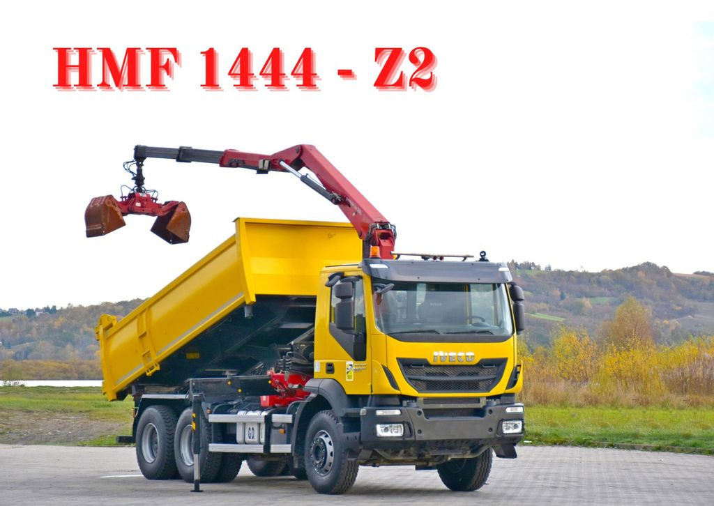 Iveco TRAKKER 360 * Kipper 4,90m* KRAN/FUNK*6x4 Iveco TRAKKER 360 * Kipper 4,90m* KRAN/FUNK*6x4 - מזהיר, משאית מנוף: תמונה 1 Iveco TRAKKER 360 * Kipper 4,90m* KRAN/FUNK*6x4 Iveco TRAKKER 360 * Kipper 4,90m* KRAN/FUNK*6x4 - מזהיר, משאית מנוף: תמונה 1