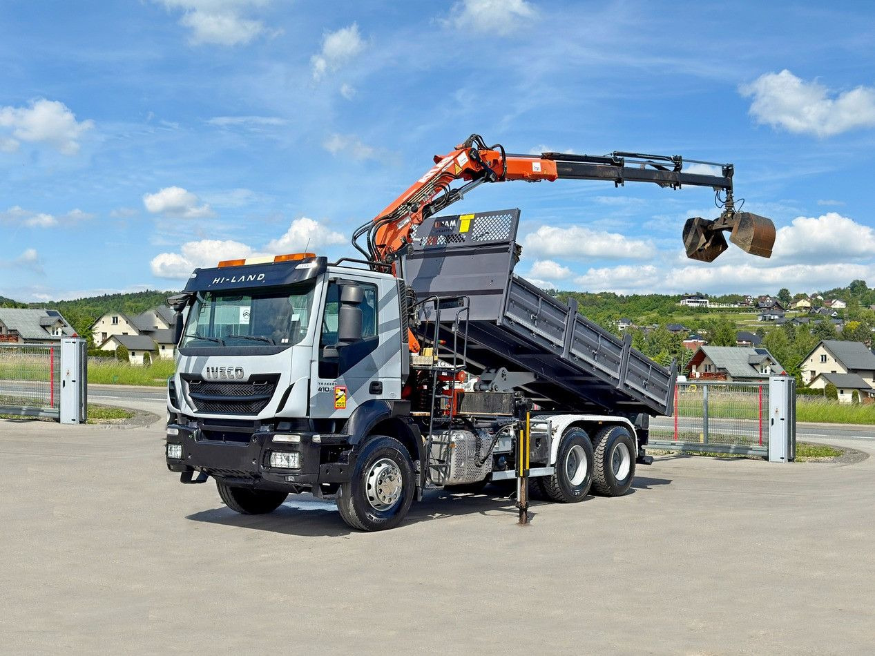 Iveco TRAKKER 410*Kipper 5,20m*ATLAS 165.2E * FUNK/6x4 Iveco TRAKKER 410*Kipper 5,20m*ATLAS 165.2E * FUNK/6x4 - מזהיר, משאית מנוף: תמונה 2 Iveco TRAKKER 410*Kipper 5,20m*ATLAS 165.2E * FUNK/6x4 Iveco TRAKKER 410*Kipper 5,20m*ATLAS 165.2E * FUNK/6x4 - מזהיר, משאית מנוף: תמונה 2