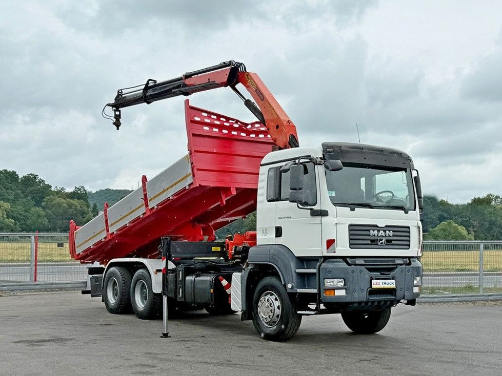 MAN TGA 26.400 * KIPPER 6,00m + PK 15500 * 6x4 * TOP - משאית מנוף: תמונה 2 MAN TGA 26.400 * KIPPER 6,00m + PK 15500 * 6x4 * TOP - משאית מנוף: תמונה 2
