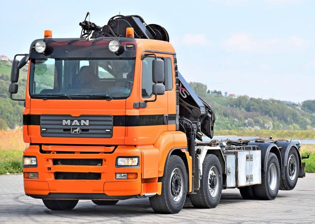 MAN TGA 35.480 Abrollkipper* KRAN/FUNK - משאית הרמת וו, משאית מנוף: תמונה 4 MAN TGA 35.480 Abrollkipper* KRAN/FUNK - משאית הרמת וו, משאית מנוף: תמונה 4