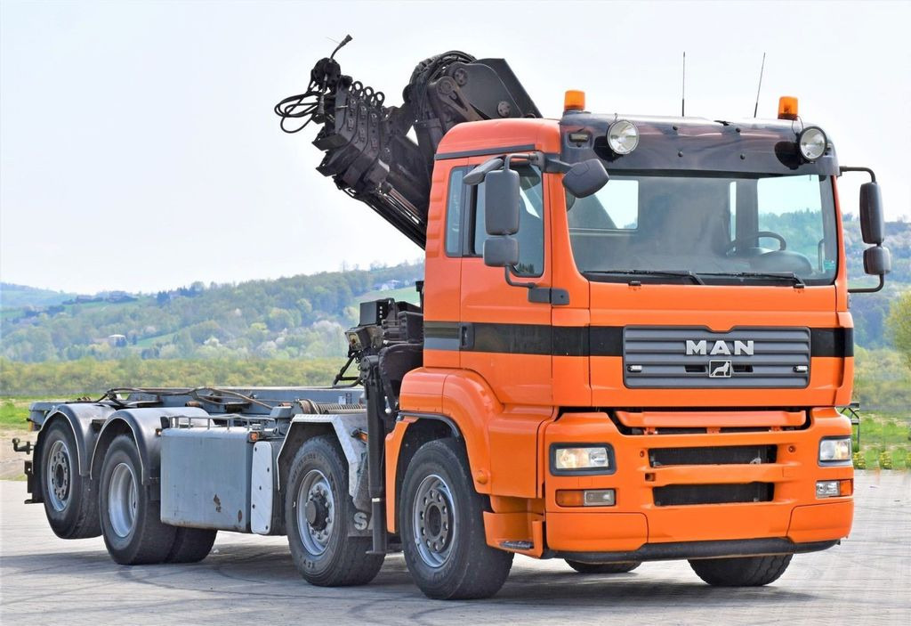 MAN TGA 35.480 Abrollkipper* KRAN/FUNK - משאית הרמת וו, משאית מנוף: תמונה 3 MAN TGA 35.480 Abrollkipper* KRAN/FUNK - משאית הרמת וו, משאית מנוף: תמונה 3
