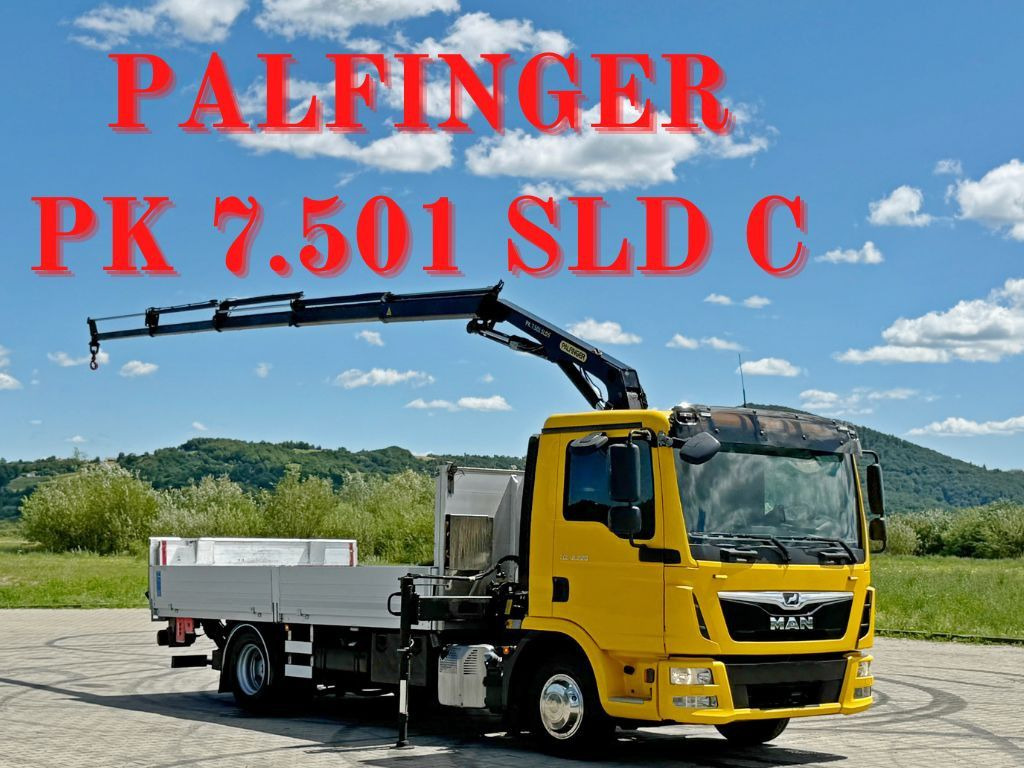 MAN TGL 12.220* PK 7.501 SLD C + FUNK + LIFT*TO - משאית מנוף: תמונה 1 MAN TGL 12.220* PK 7.501 SLD C + FUNK + LIFT*TO - משאית מנוף: תמונה 1