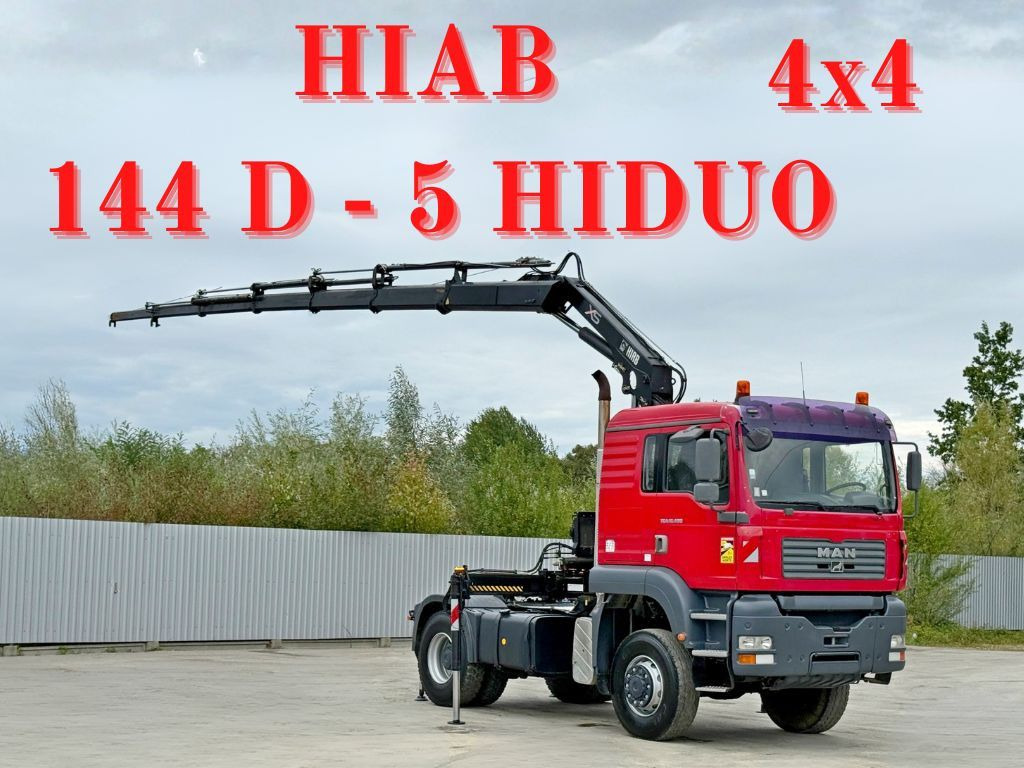 MAN TGS 18.480 * HIAB 144 D - HIDUO + FUNK/ 4x4 *TOP - משאית מנוף: תמונה 1 MAN TGS 18.480 * HIAB 144 D - HIDUO + FUNK/ 4x4 *TOP - משאית מנוף: תמונה 1