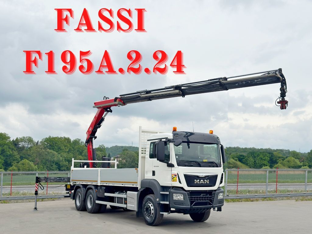 MAN TGS 26.360* FASSI F195A.2.24 / FUNK * 6x4 * TOP - משאית מנוף: תמונה 1 MAN TGS 26.360* FASSI F195A.2.24 / FUNK * 6x4 * TOP - משאית מנוף: תמונה 1
