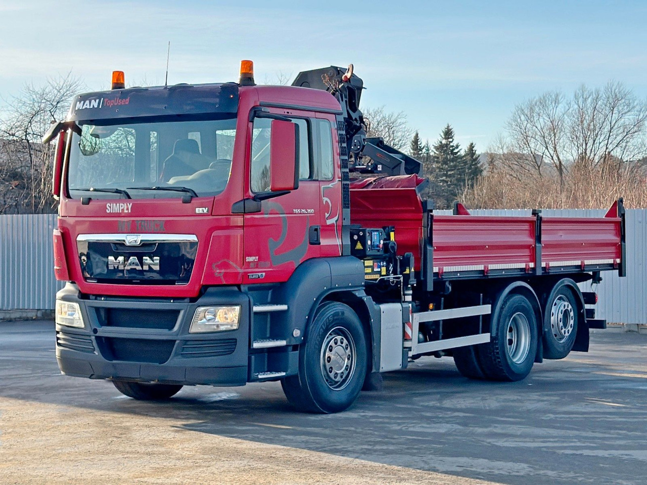 MAN TGS 26.360 Kipper 5,15m*HMF 1420 K2 + FUNK/6x2 - משאית מנוף: תמונה 4 MAN TGS 26.360 Kipper 5,15m*HMF 1420 K2 + FUNK/6x2 - משאית מנוף: תמונה 4