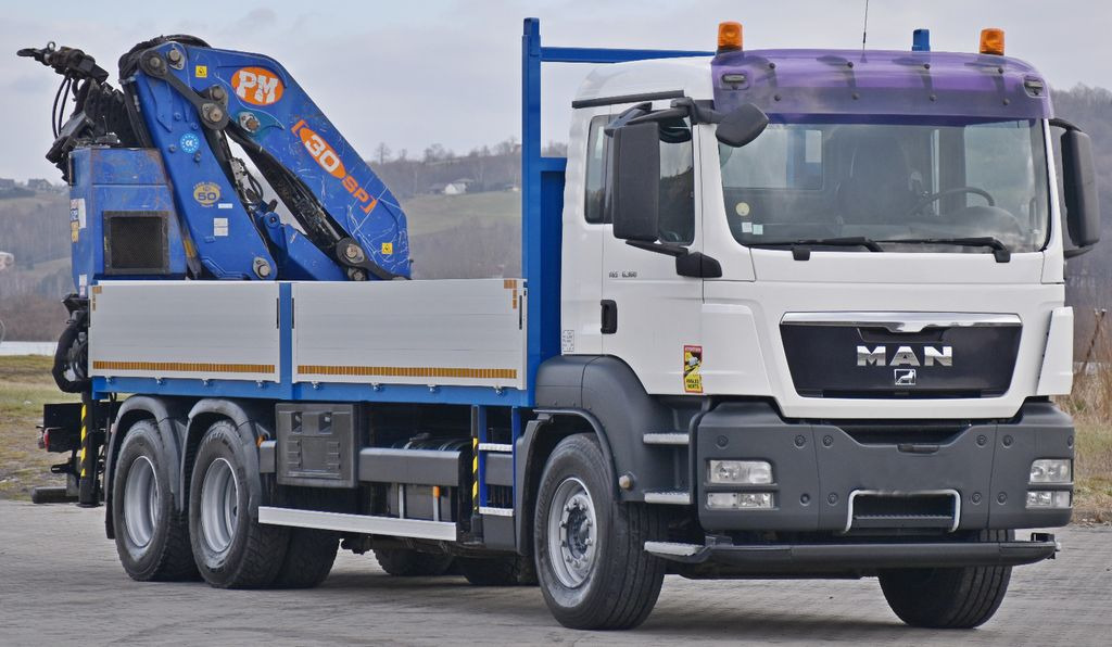 MAN TGS 26.360*PRITSCHE 6,60m * PM 30 SP / FUNK *6x4 MAN TGS 26.360*PRITSCHE 6,60m * PM 30 SP / FUNK *6x4 - משאית מנוף: תמונה 3 MAN TGS 26.360*PRITSCHE 6,60m * PM 30 SP / FUNK *6x4 MAN TGS 26.360*PRITSCHE 6,60m * PM 30 SP / FUNK *6x4 - משאית מנוף: תמונה 3