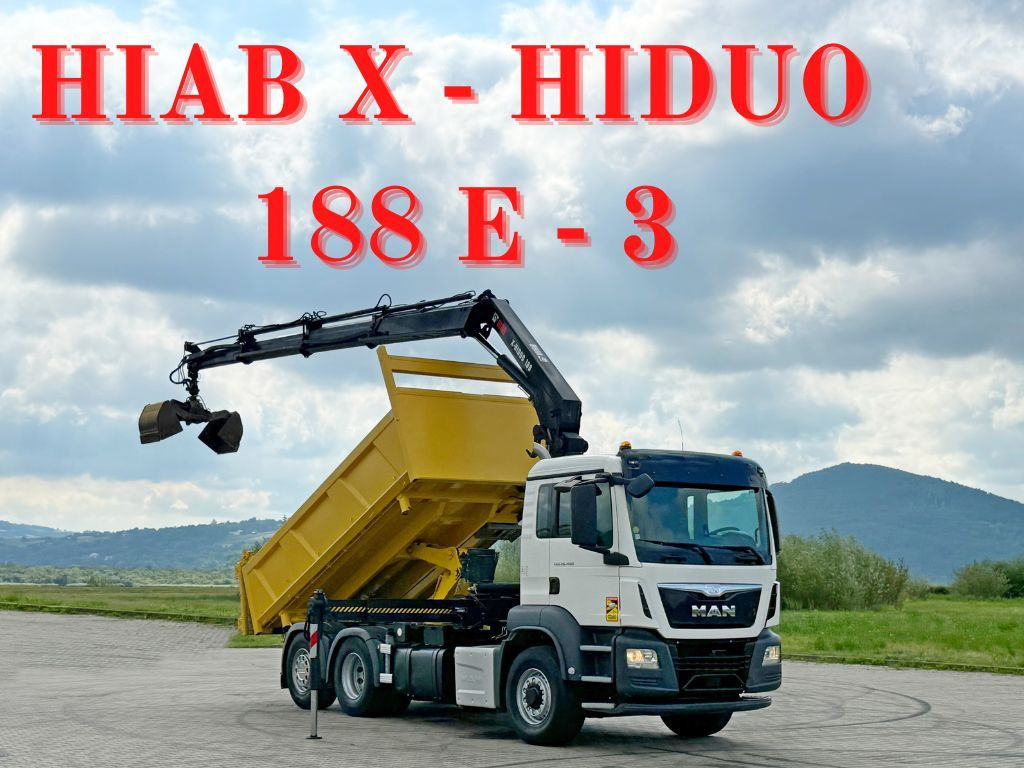 MAN TGS 26.400 * HIAB X-HIDUO 188 E-3 + FUNK * 6x4 - משאית מנוף: תמונה 1 MAN TGS 26.400 * HIAB X-HIDUO 188 E-3 + FUNK * 6x4 - משאית מנוף: תמונה 1