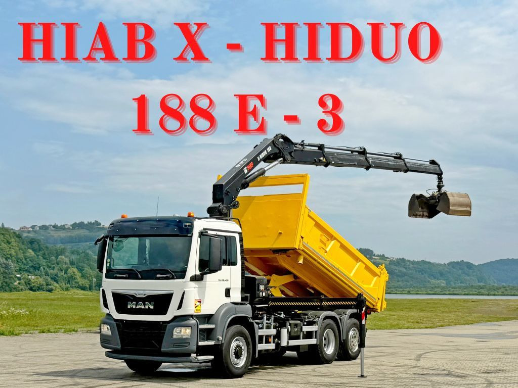 MAN TGS 26.400 * HIAB X-HIDUO 188 E-3 + FUNK * 6x4 - משאית מנוף: תמונה 1 MAN TGS 26.400 * HIAB X-HIDUO 188 E-3 + FUNK * 6x4 - משאית מנוף: תמונה 1