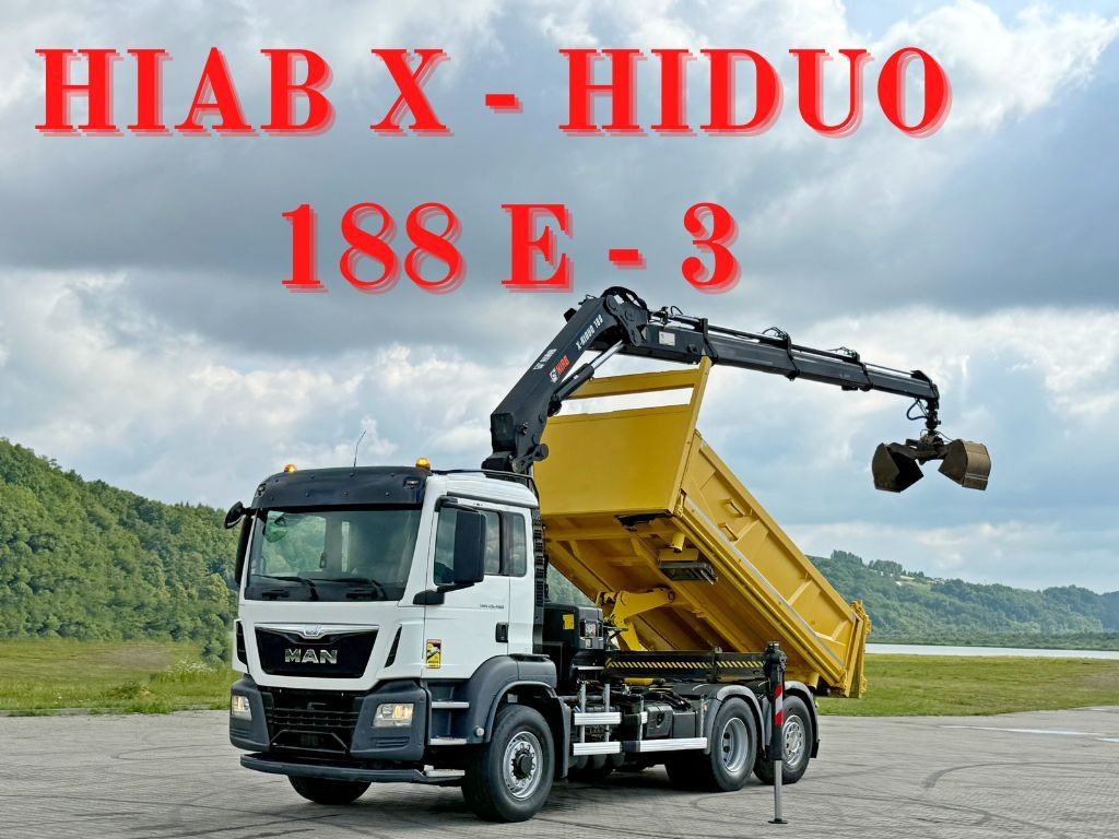 MAN TGS 26.400 * HIAB X-HIDUO 188 E-3 + FUNK * 6x4 - משאית מנוף: תמונה 1 MAN TGS 26.400 * HIAB X-HIDUO 188 E-3 + FUNK * 6x4 - משאית מנוף: תמונה 1