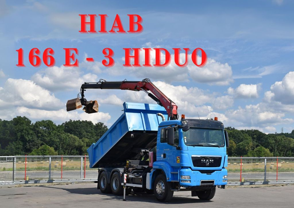 MAN TGS 26.400 Kipper 4,60m*PK F130A.22 + FUNK/6x4 - משאית מנוף, מזהיר: תמונה 1 MAN TGS 26.400 Kipper 4,60m*PK F130A.22 + FUNK/6x4 - משאית מנוף, מזהיר: תמונה 1